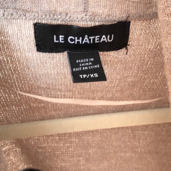 Le Chateau xs black and beige vest - Picture 3 of 3